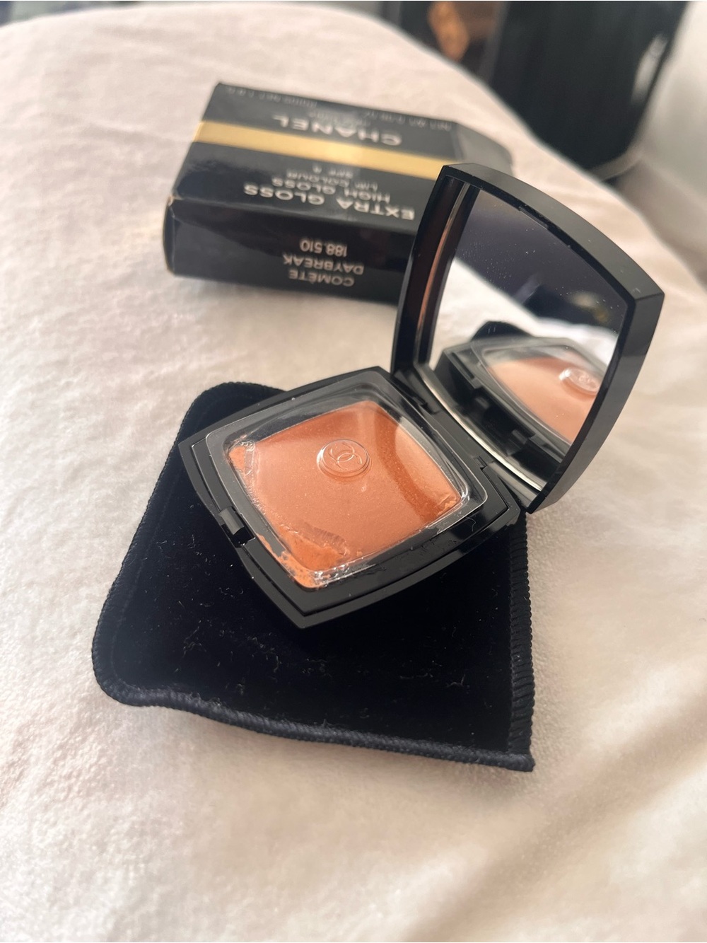 CHANEL Lip Gloss Balm in Peachy Orange
